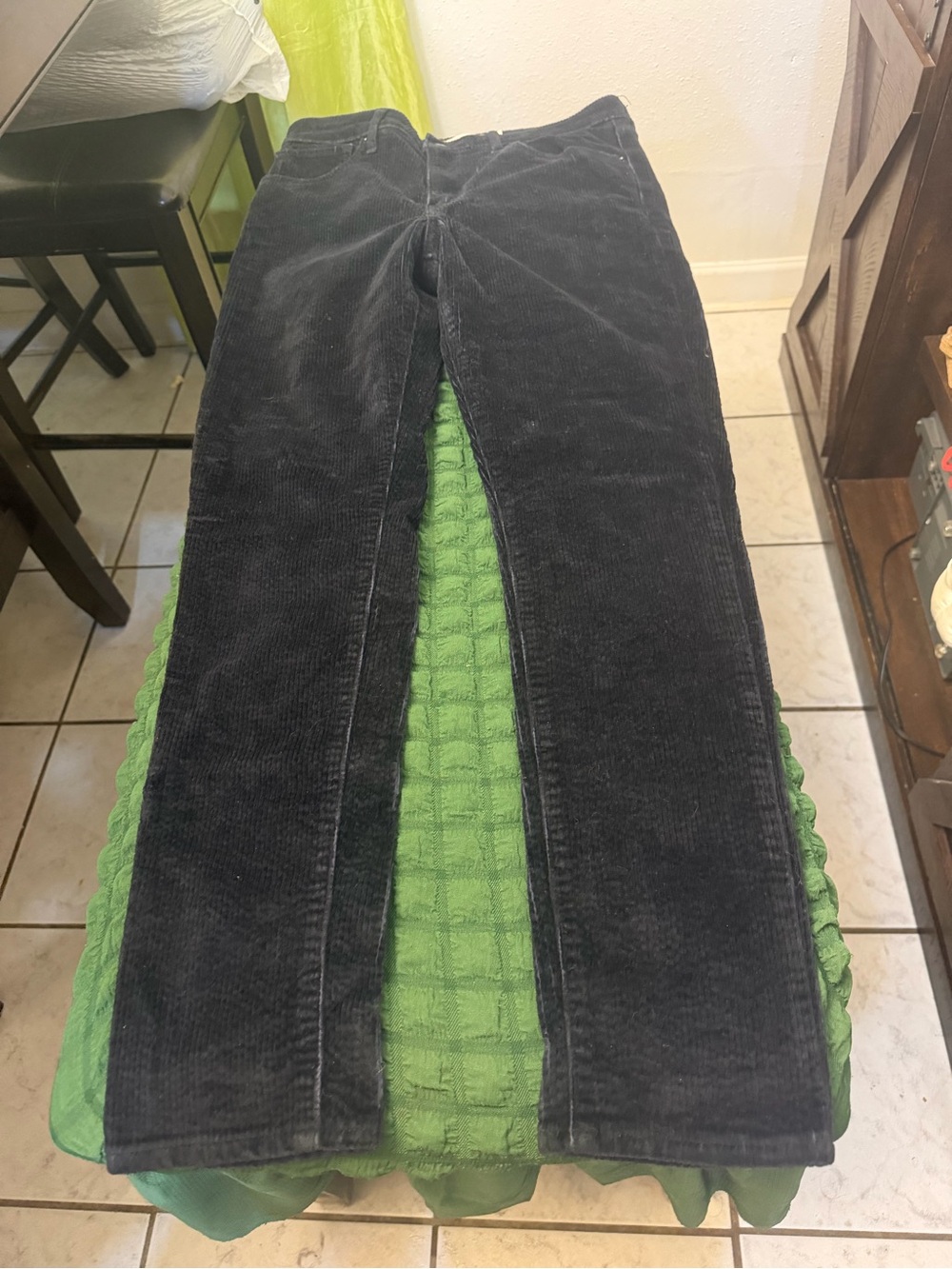 Levi's Black Straight-Leg Corduroy Jeans